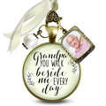 Bouquet Charm for Wedding Grandpa Customize Bronze Remembrance