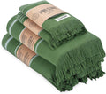Sand Cloud Turkish Bath Towels Bundle - Classic Green XL Set