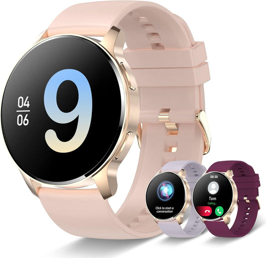 Iaret Women's Smartwatch: HD Touch Screen, AI Voice Control