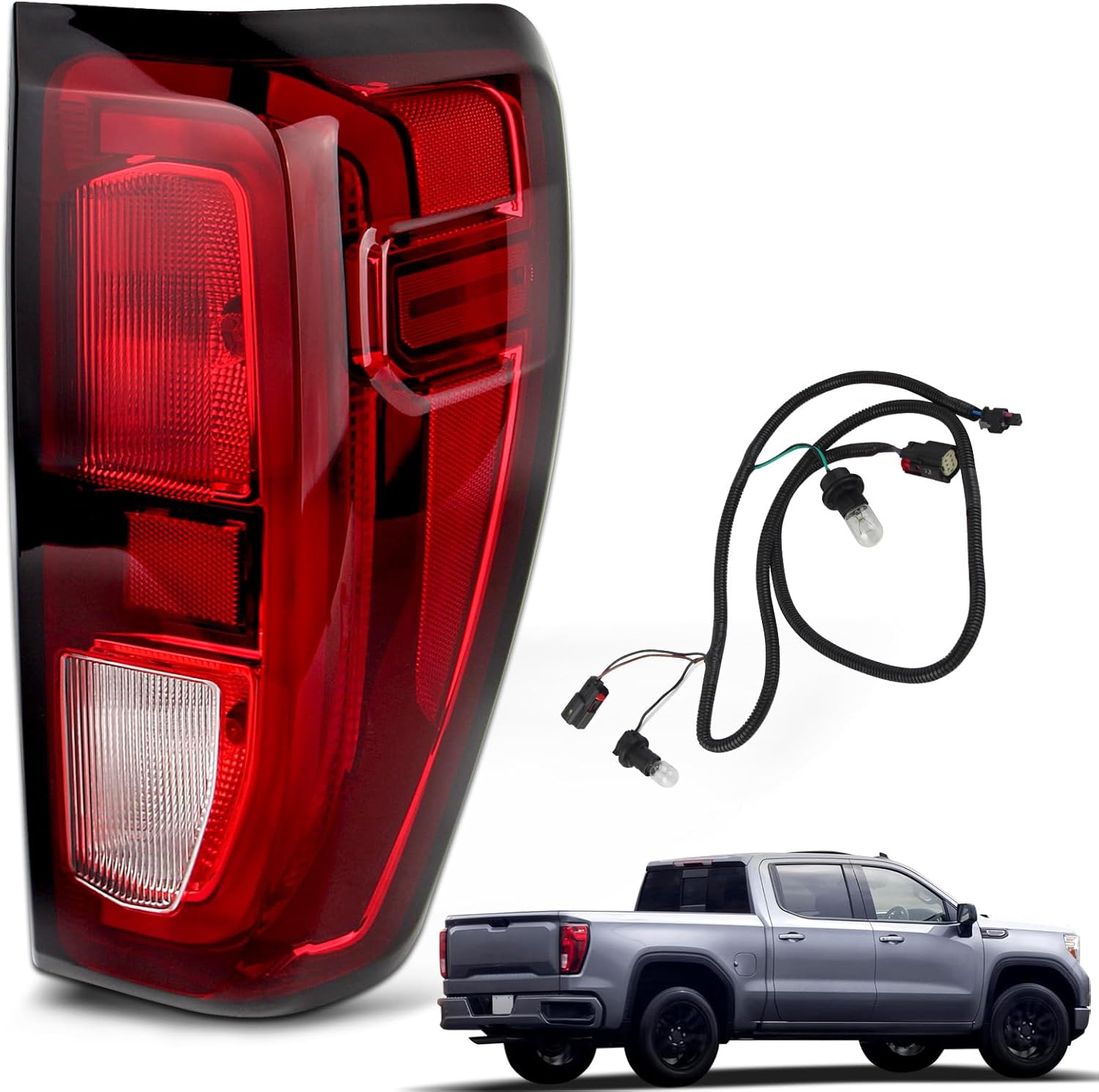Halogen Tail Lights for GMC Sierra 1500/2500 HD 2019-2025