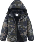 Boys Winter Waterproof Ski Jacket Kids Fleece Lined Warm Snow Coat 5