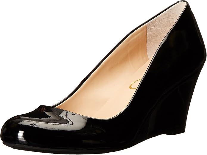 Jessica Simpson Women's Sampson Round Toe Wedge Heels Pumps Review