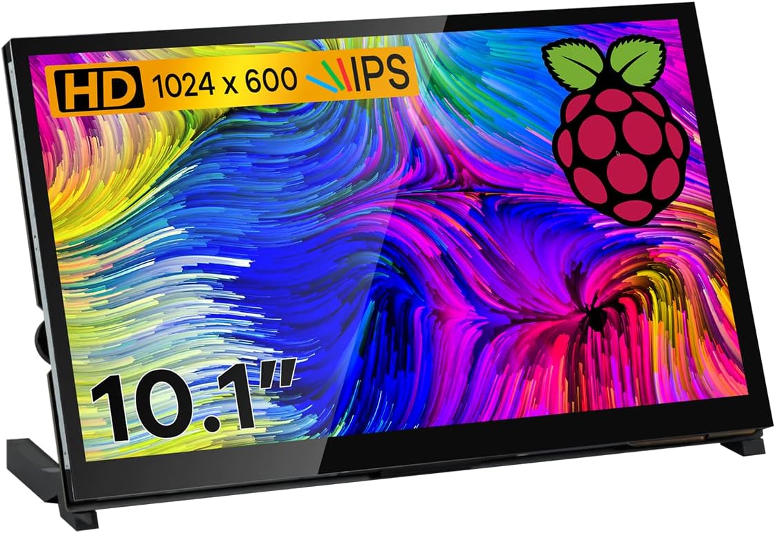 10.1 Inch IPS LCD Touch Screen Monitor for Raspberry Pi and More
