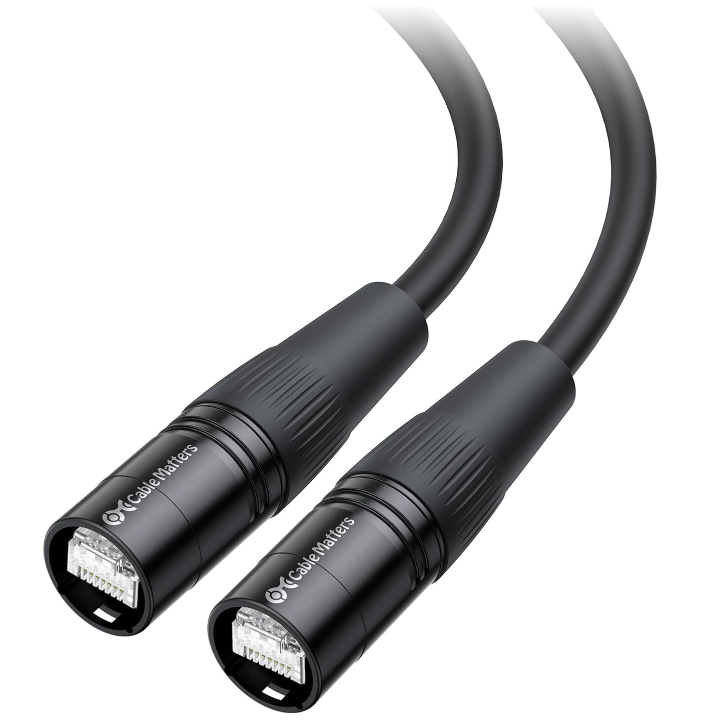Long Shielded Cat6 Ethernet Cable for Professional Audio and Video