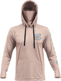 Men's Long Sleeve Fishing Shirts with UPF50 Hood and Breathable Fabric
