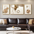 Large Framed Modern Luxury Gold Wall Art for Stylish Decor