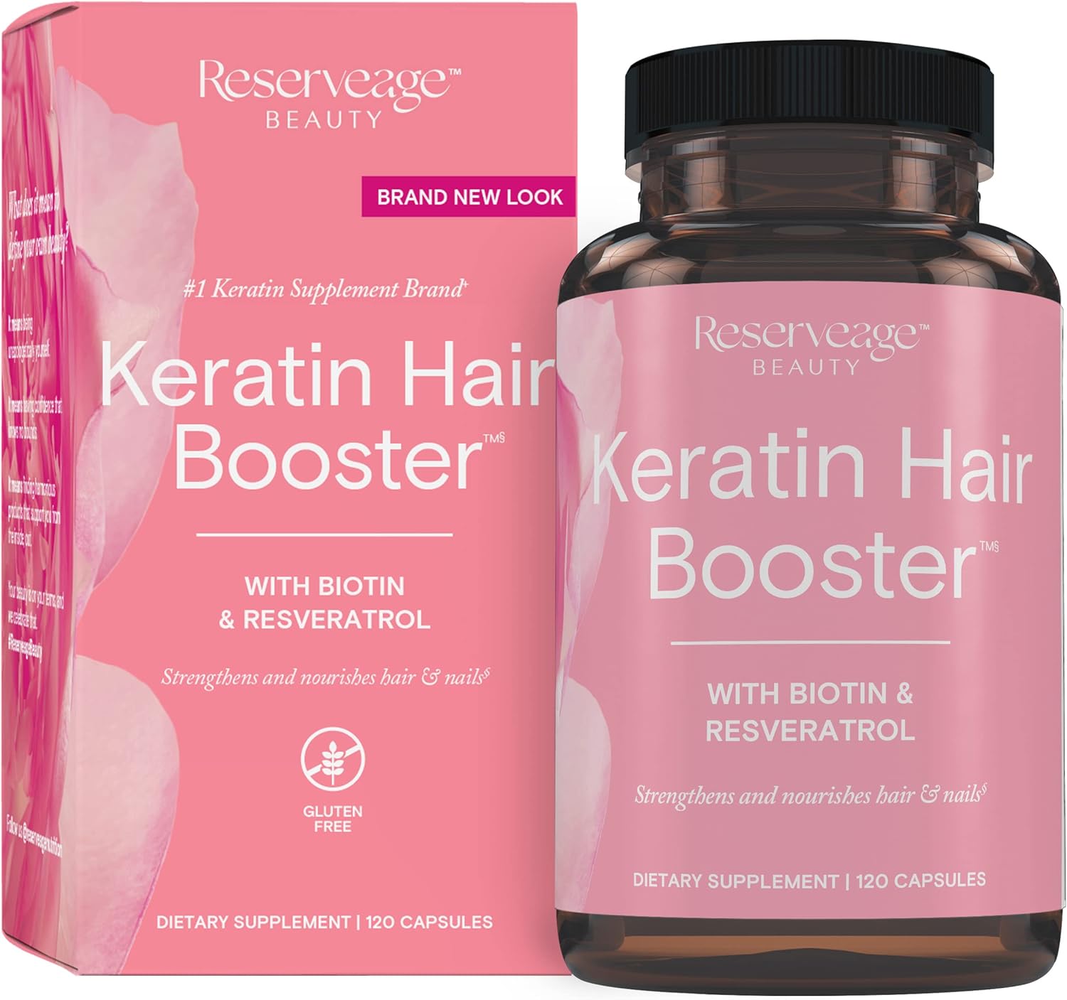 Reserveage Beauty Keratin Hair Booster for Hair & Nail Growth