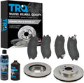 TRQ Front Brake Pad & Rotor Kit Compatible with 1999-2002 Mitsubishi