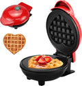 Heart Shape Mini Waffle Maker | Non-Stick Griddle for Perfect Chaffles