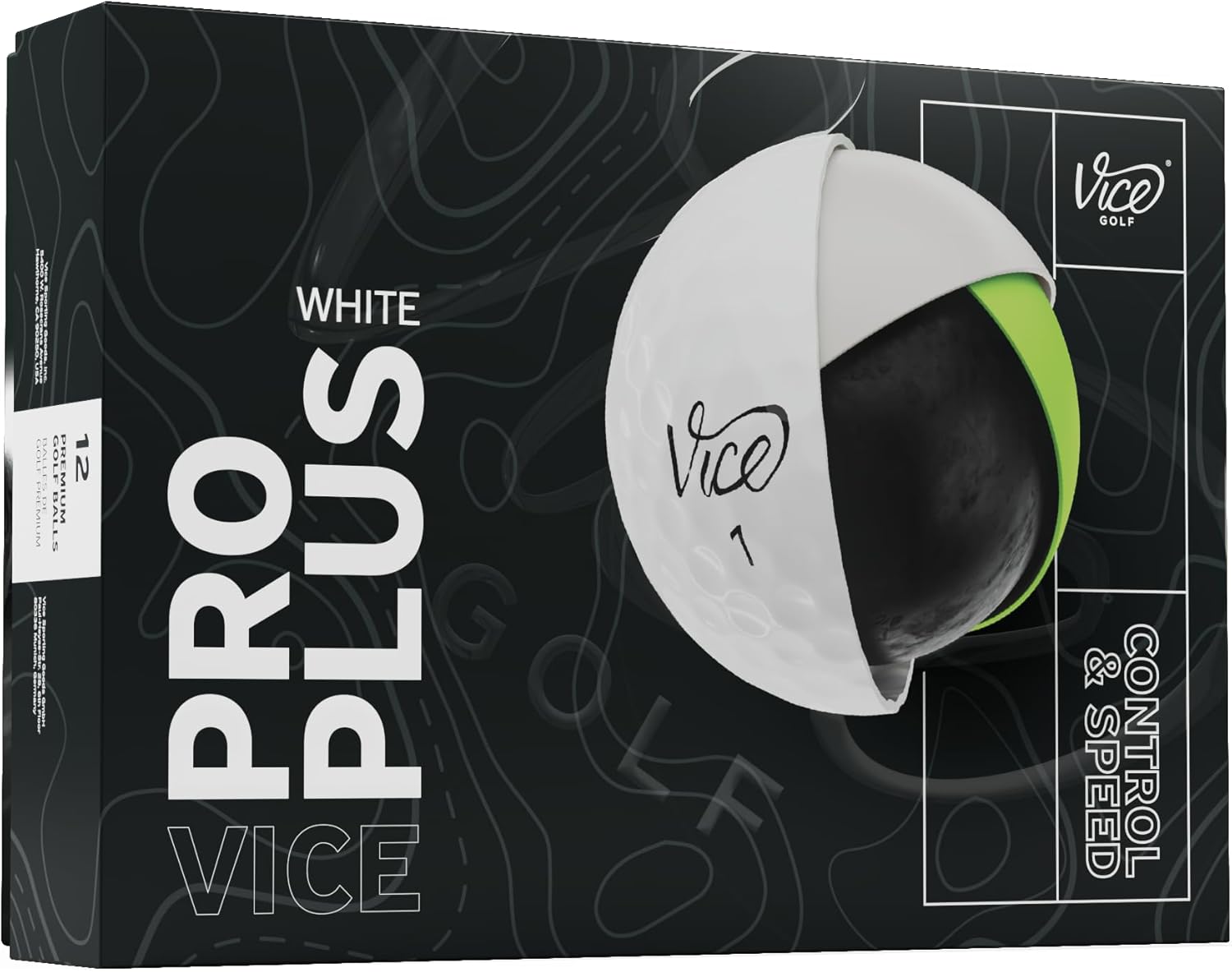 Vice Pro Plus Golf Balls for High Swing Speed Players