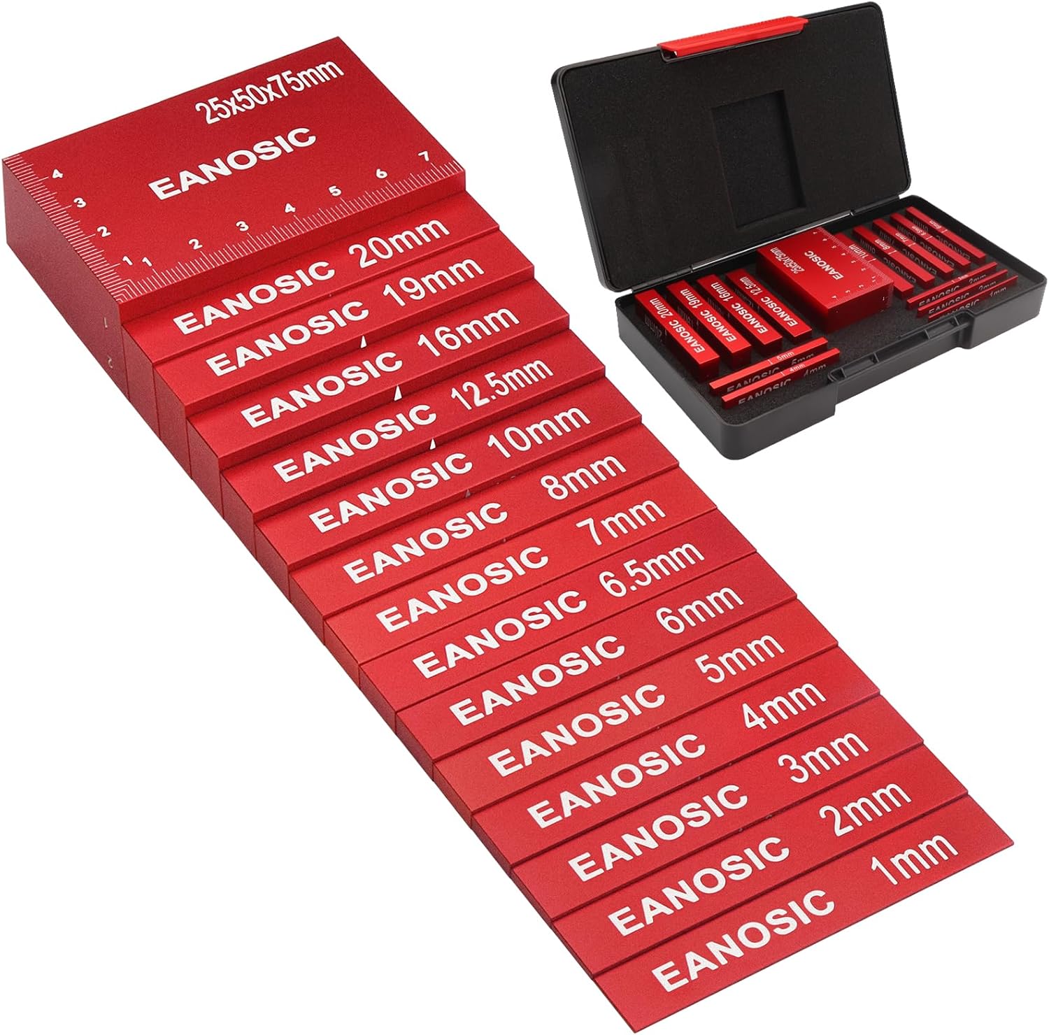 Metric Setup Blocks Height Gauge Set for Precision Woodworking