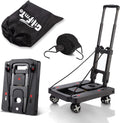 Folding Hand Truck Lightweight Dolly with 360 Swivel Wheels