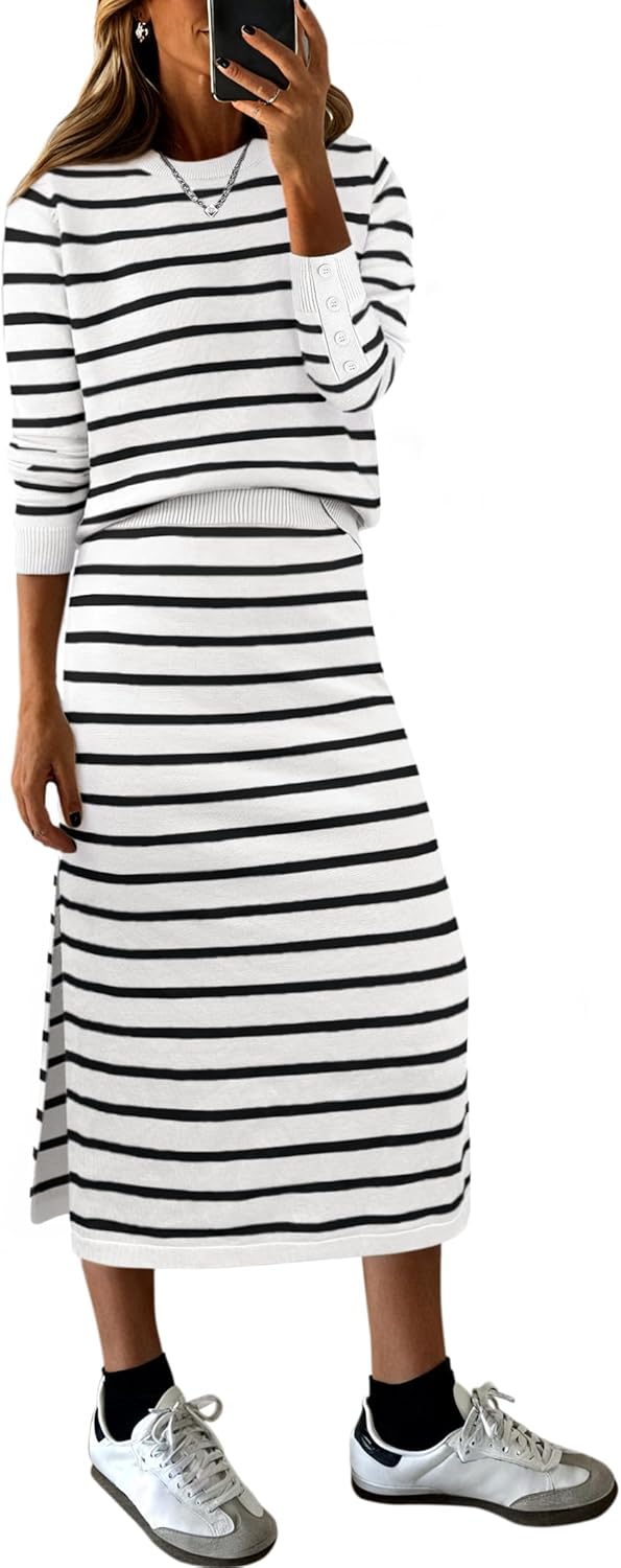 Stylish 2 Piece Skirt Sets for Women by ANRABESS for Fall 2025