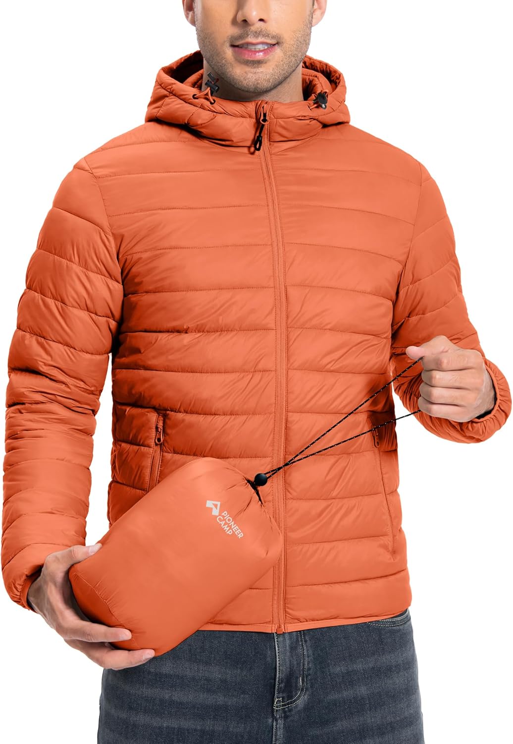 Puffer Jacket for Men - Lightweight Insulated Thermal Coat