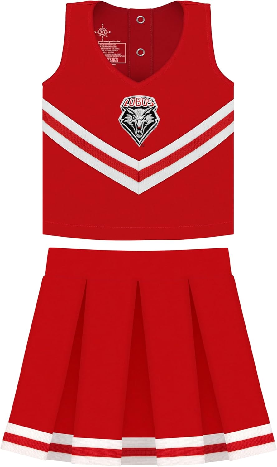 College Baby Youth Cheerleader Dress 3 Piece Set for Little Fans