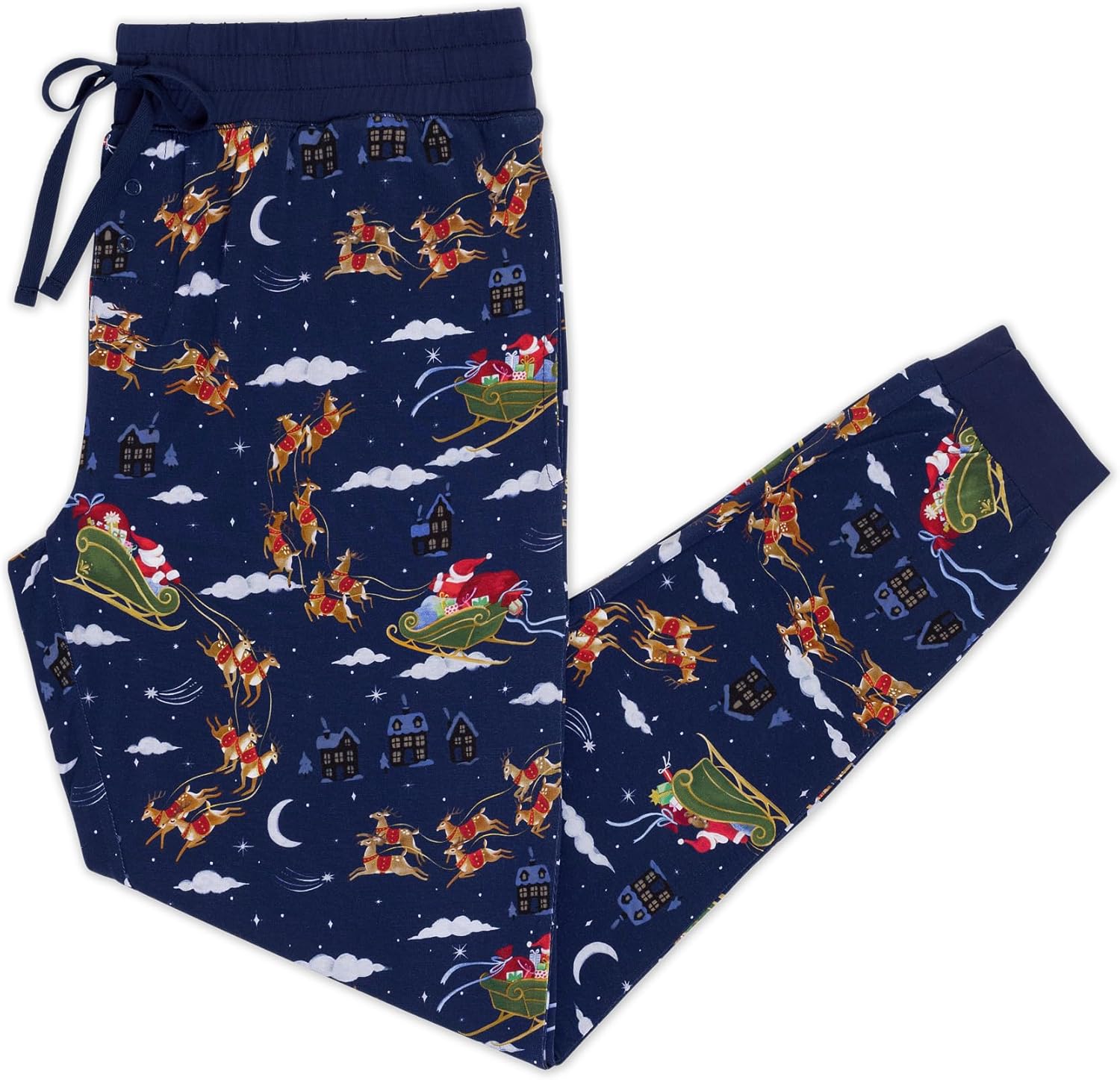 Comfy Jogger-Style Pajama Bottoms for Women in Bamboo Viscose