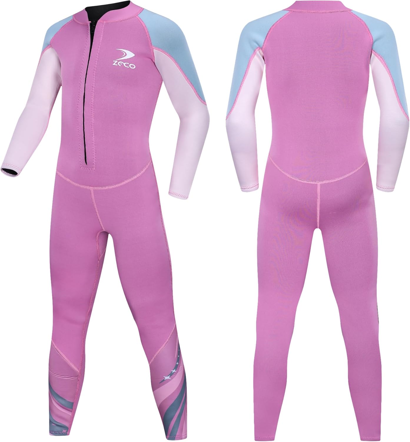 ZCCO Kids Wetsuit for Water Sports, 2.5mm Neoprene Suit