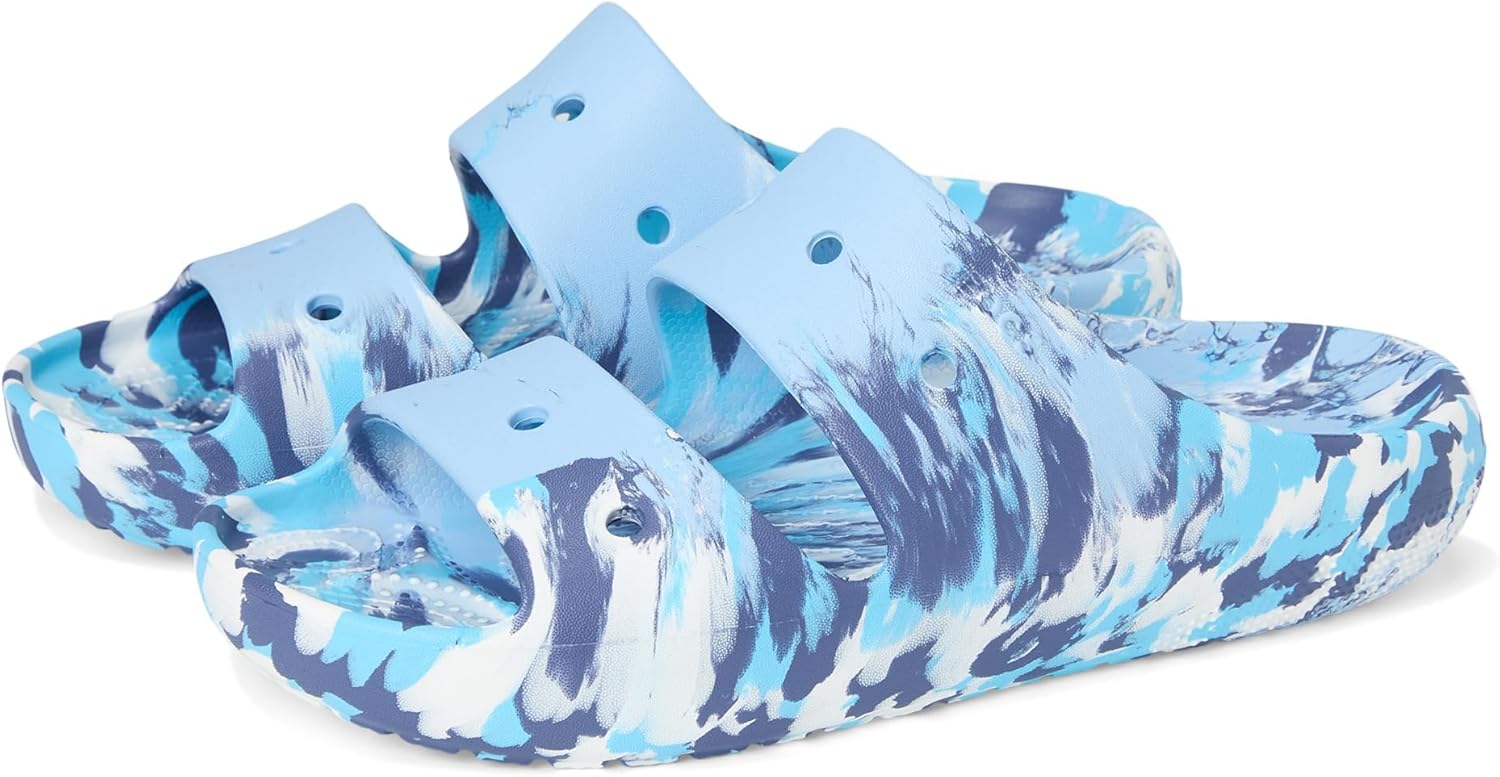 Comfortable Crocs Classic Marbled Sandals for All-Day Wear