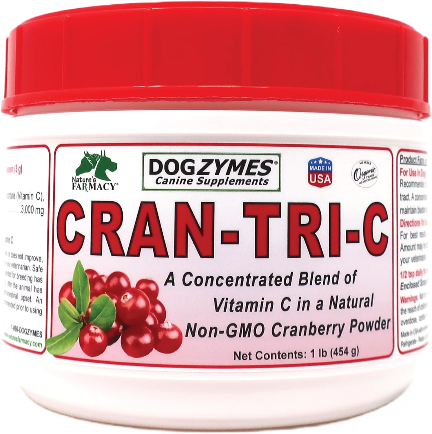 Dogzymes Cran Tri C Urinary Tract Support for Pets