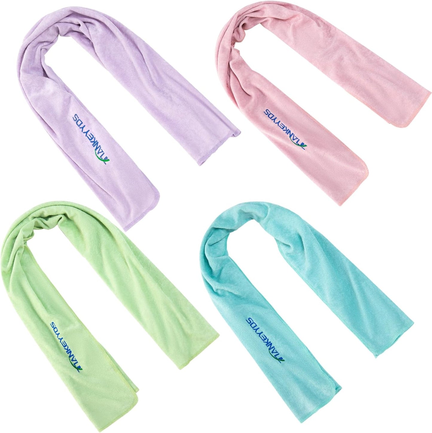 Quick-Dry Gym Towels, 4 Pack (33 x 16) - TIANKEYYDS