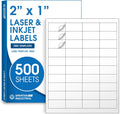 2 in x 1 in Matte White Printable Labels - 20000 Pack