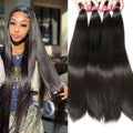 YISEA 12A Straight Hair Bundles 4-Pack - Full, True Length Straight