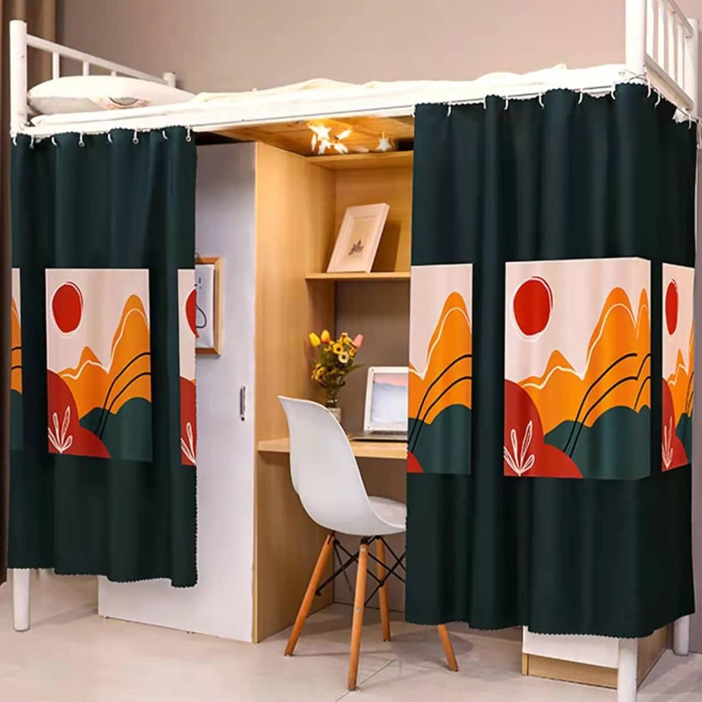 Dormitory Bunk Bed Privacy Canopy by IPENNY