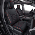 EKR Sienna Seat Covers Black with Red Piping for 2021-2025 Sienna - 8