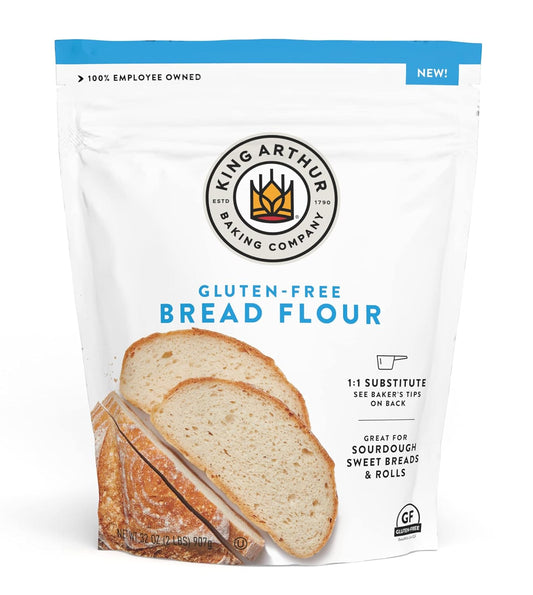 King Arthur Premium 2 lbs Gluten Free Bread Flour: Perfect Yeasted Recipe Substitute