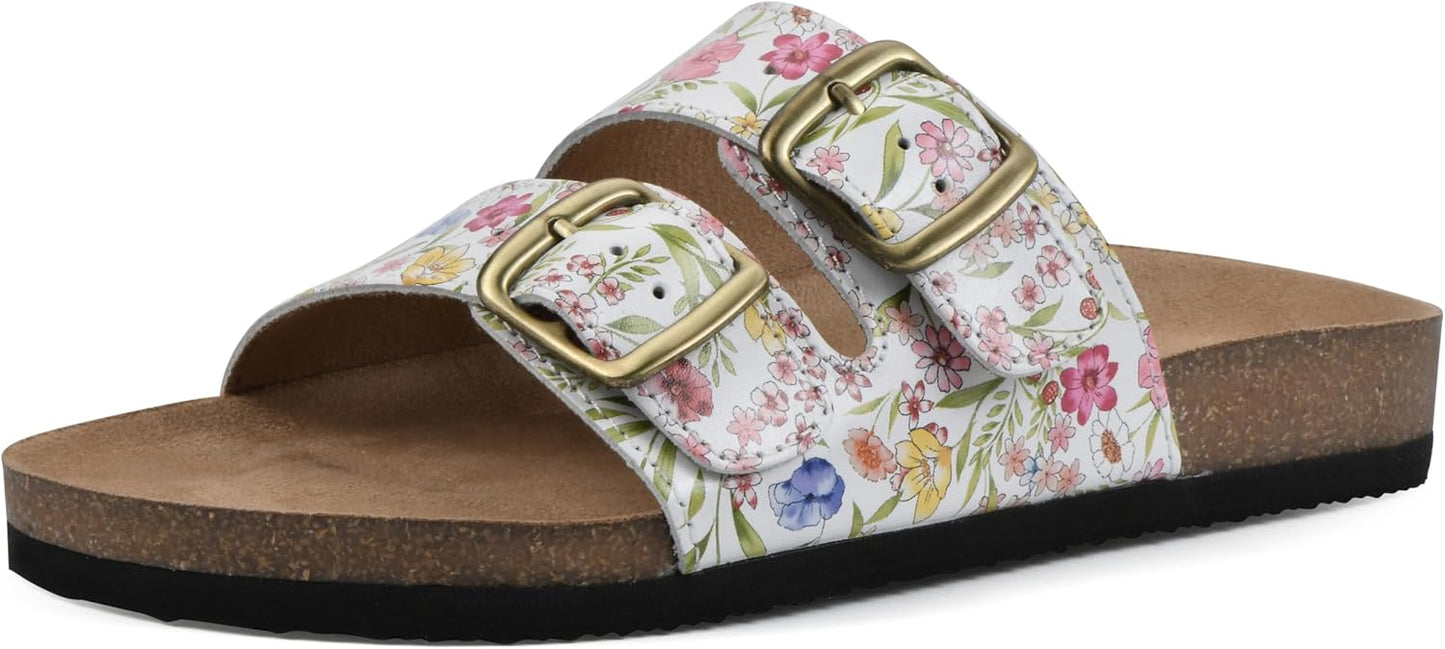 WHITE MOUNTAIN womens Helga: Stylish Comfort with Buckles