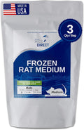 Frozen Rat Medium Feeders 3 Pack - Fresh, Humane Rodent Feeders