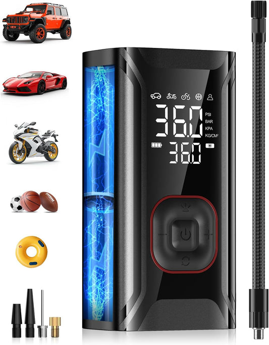 Portable Mini Air Compressor - Inflate Anywhere!