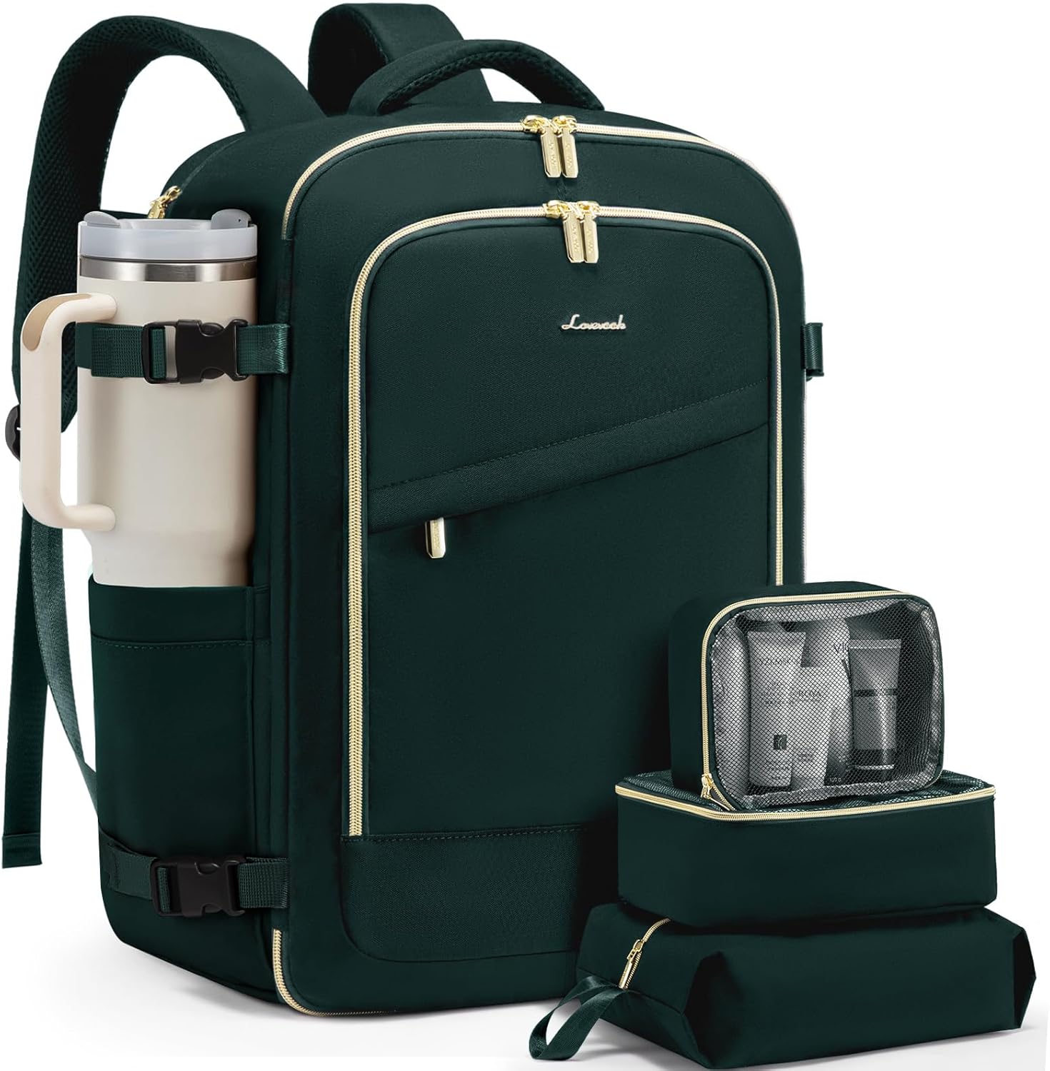 LOVEVOOK 40L Travel Backpack for Women - Stylish and Functional