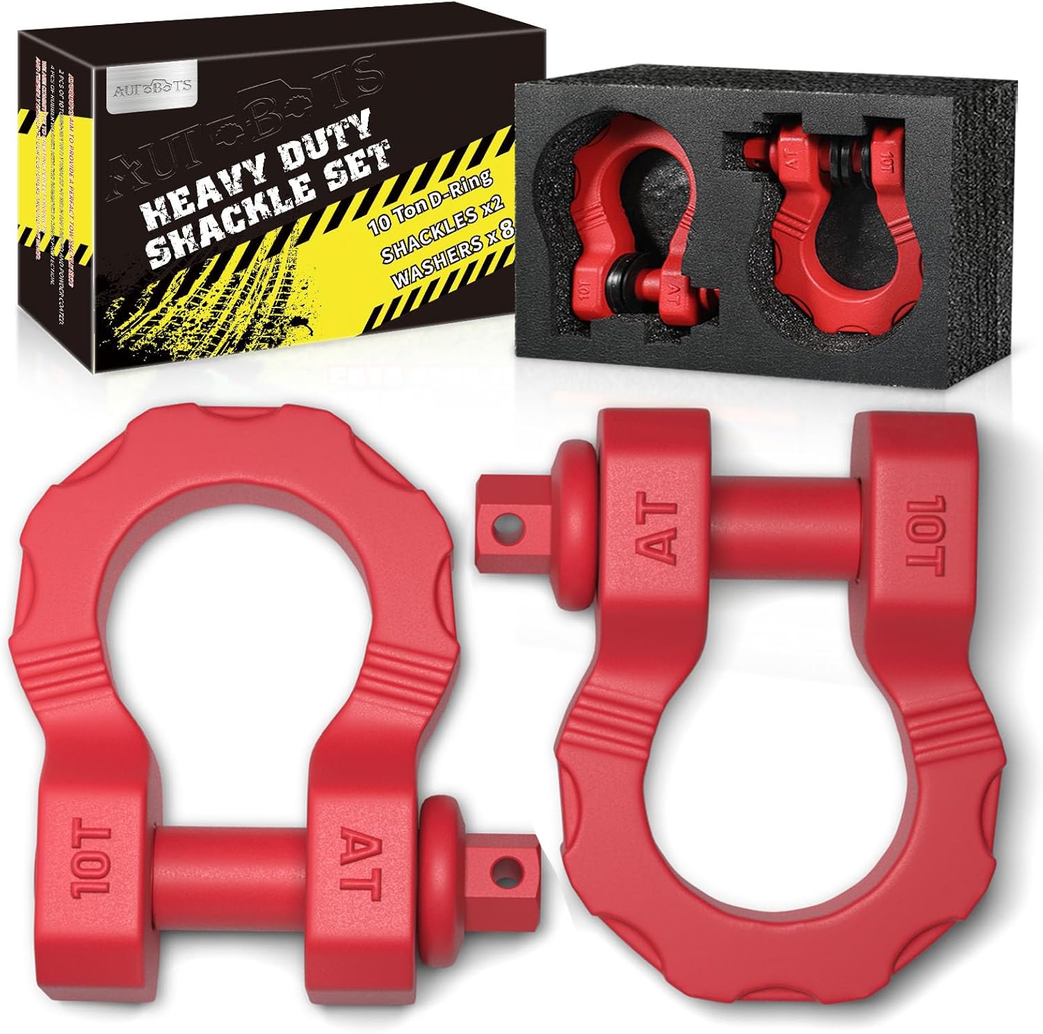Heavy Duty D Ring Shackles for Towing and Recovery Tasks