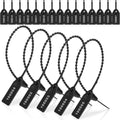 1000 Pcs Plastic Tamper Seals Numbered Zip Ties - 250 mm Length