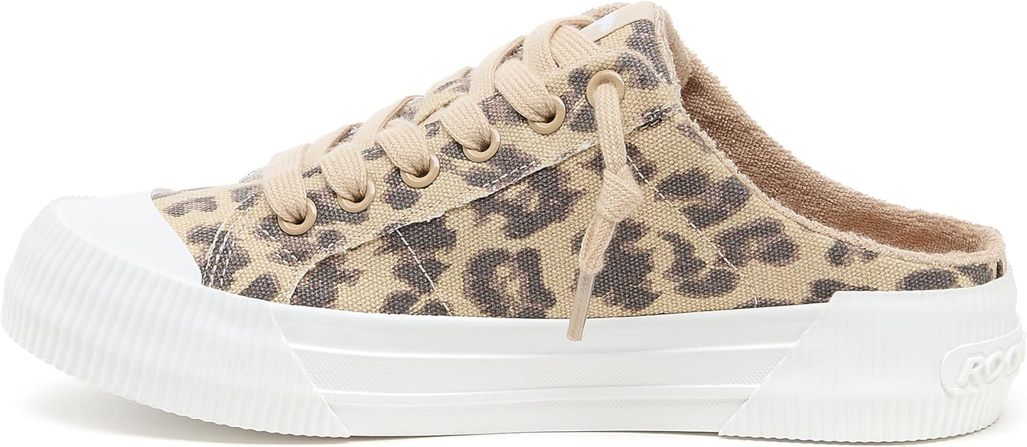 Rocket Dog Womens Cherry Mule - Stylish Leopard Print Sneaker