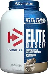Dymatize Elite Casein Protein Powder for Overnight Recovery