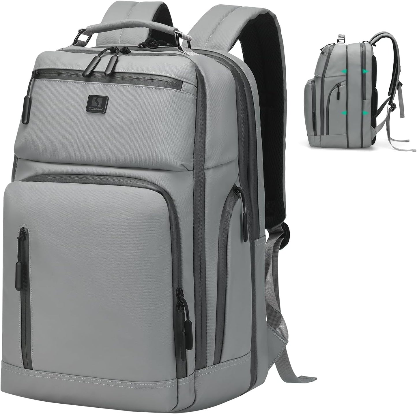 Expandable Business Backpack with 17in Laptop Compartment