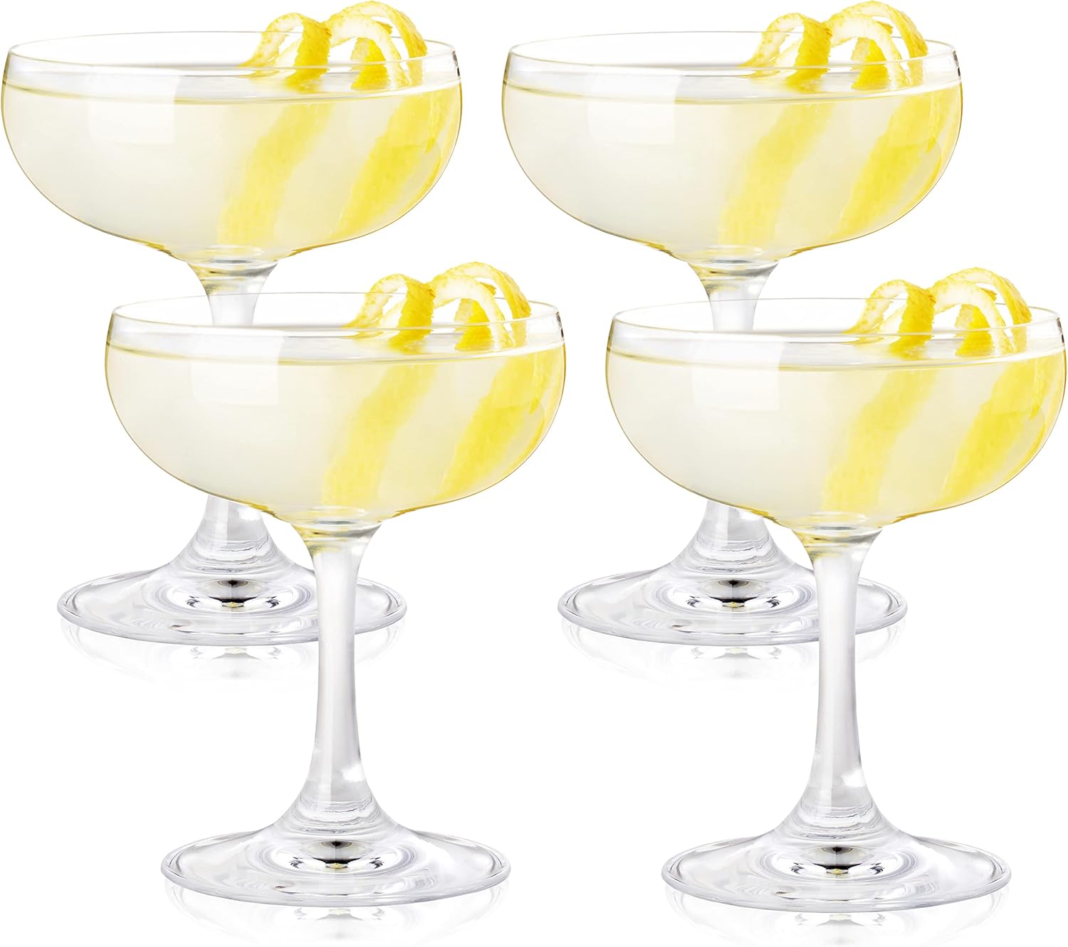 Stunning TRUE Coupe Glass Set for Cocktail Perfection