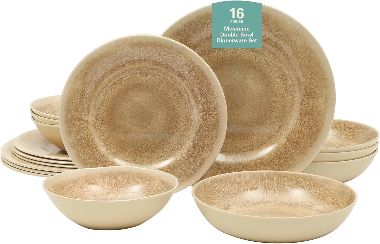 Gibson Home Casper Court 16-Piece Melamine Dinnerware Set Review
