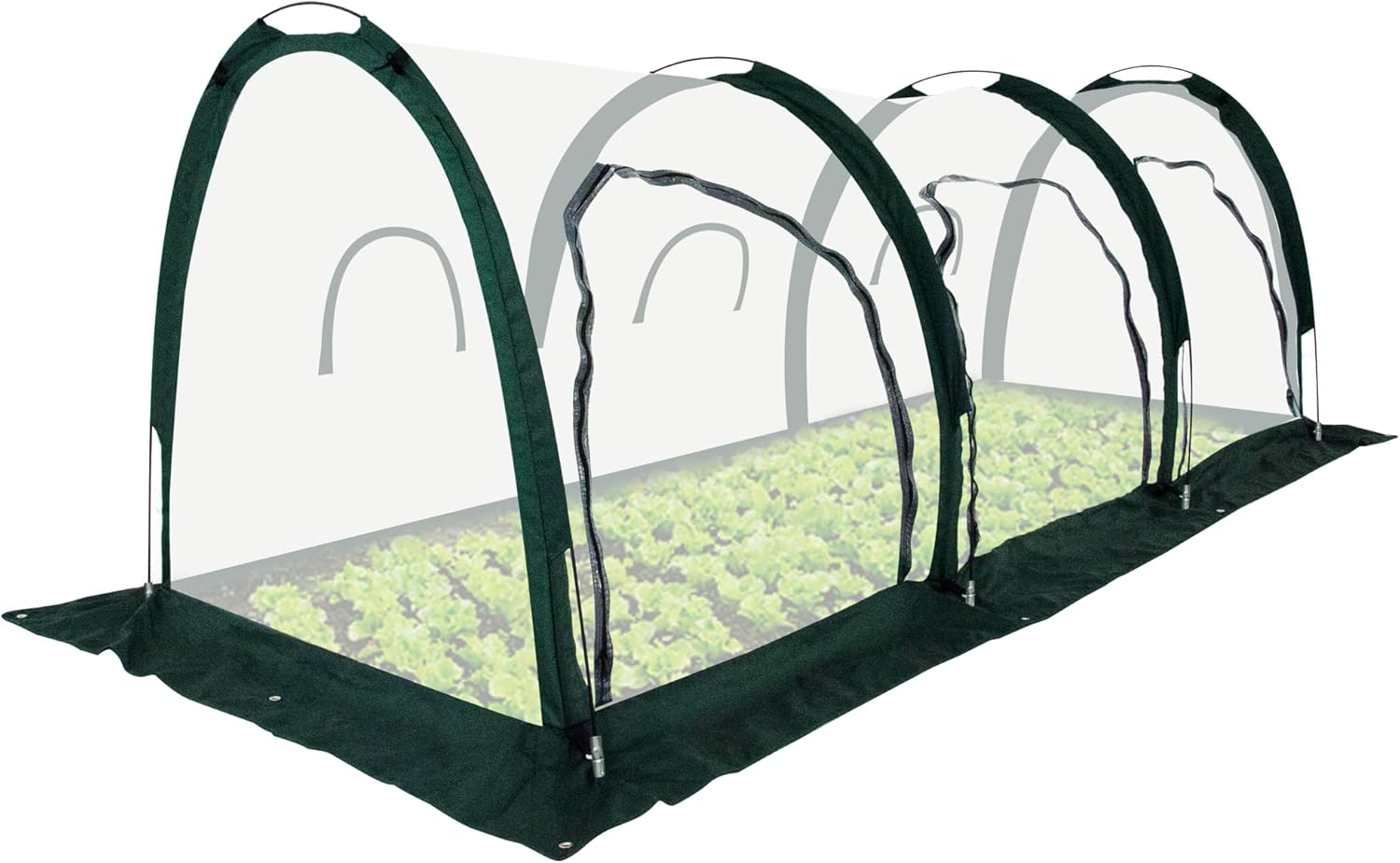 Portable Mini Greenhouse for Outdoor Veggie Cultivation