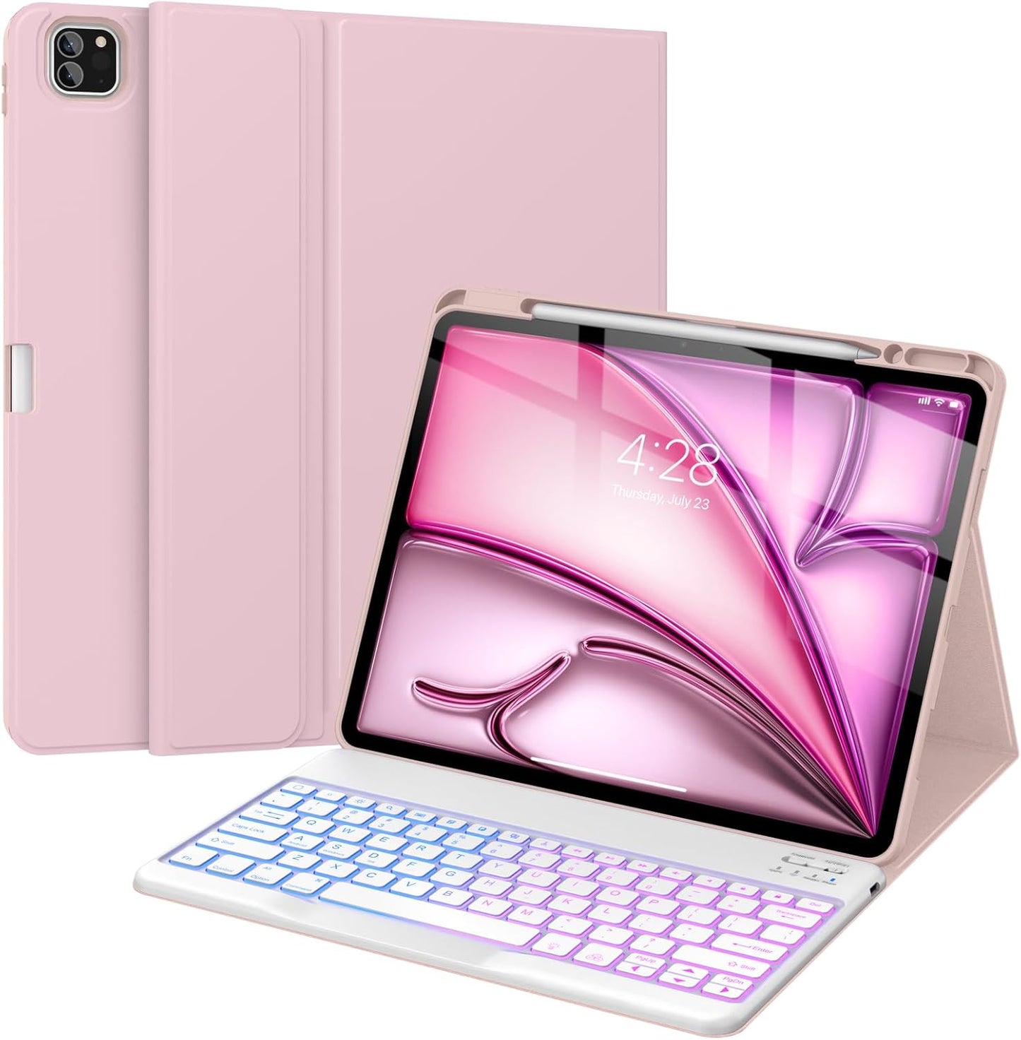 Supveco Keyboard Case for iPad Air 13 Inch & Pro 12.9 Inch