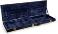 Crossrock Wooden Case for Electric Bass Guitars CRW620BBK - Solid