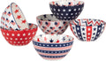 Certified International Patriotic Bowls Set of 6 for Celebrations