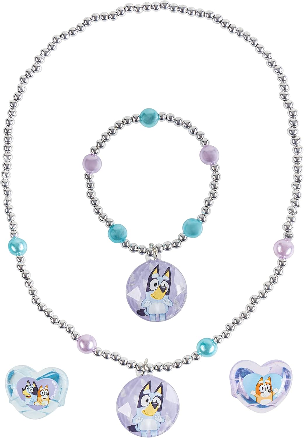 LUV HER Girls' Jewelry Set - Sparkle Fun for Ages 3+