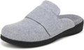 Vionic Womens Gemma Mule Slipper - Orthotic Comfort and Warmth