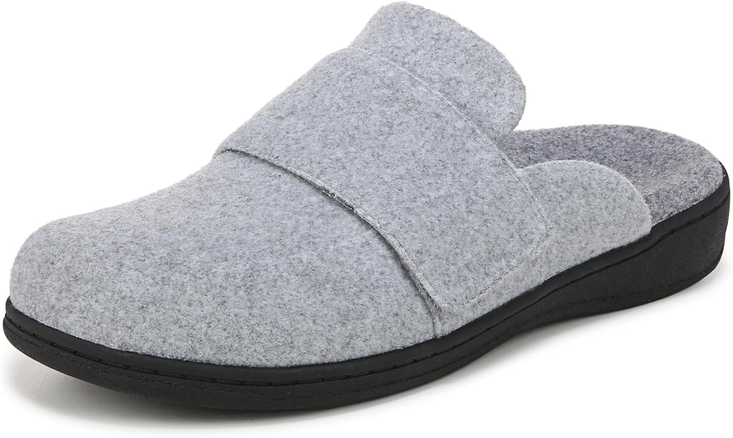 Vionic Womens Gemma Mule Slipper - Comfortable Spa House Shoes