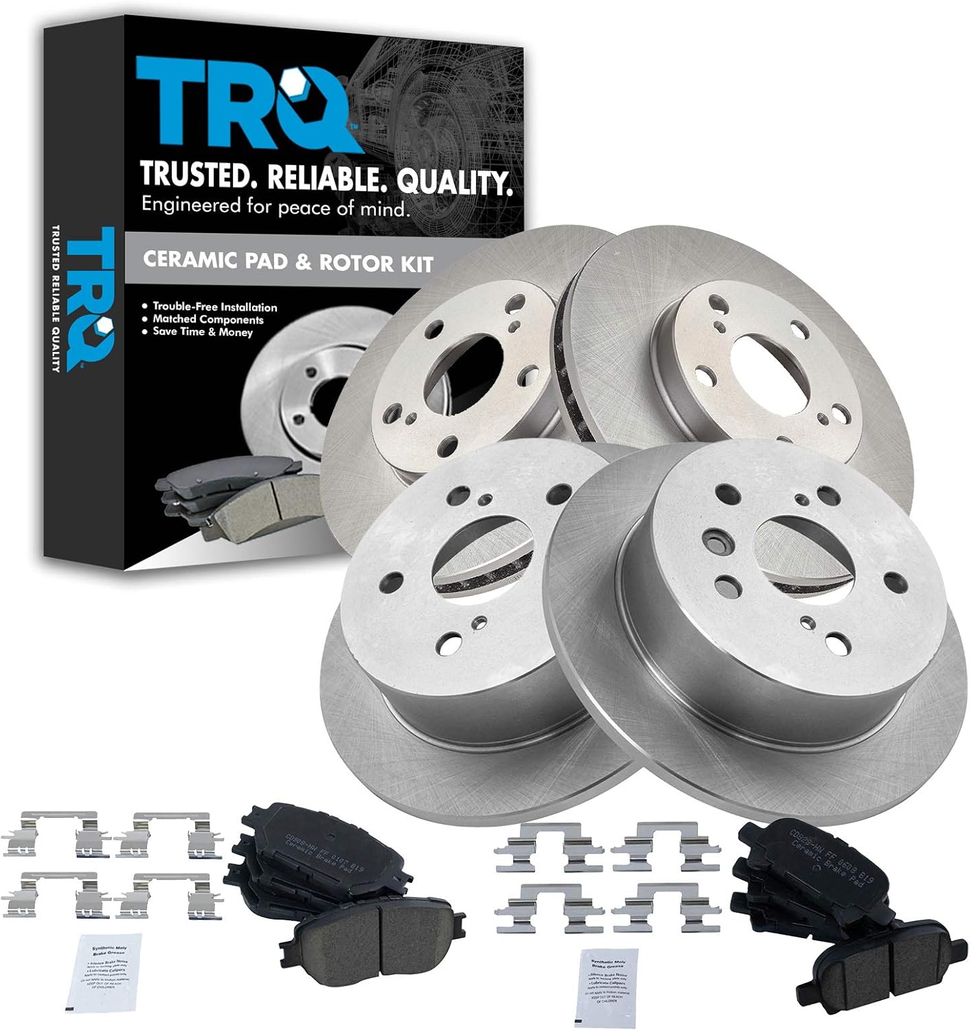 TRQ Brake Pad & Rotor Kit for 2002-2006 Toyota Camry Review