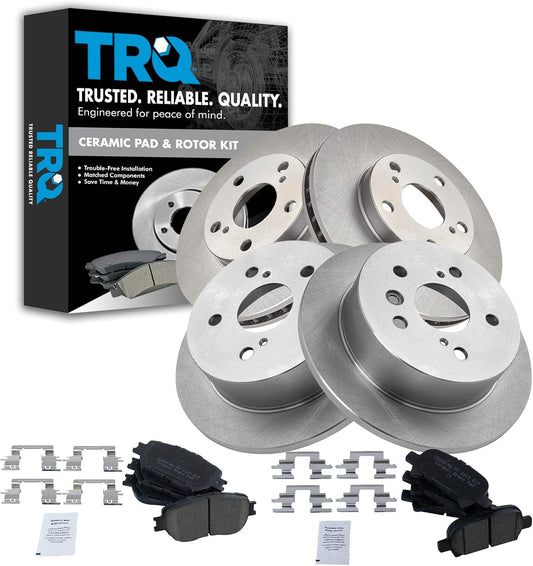 TRQ Brake Pad & Rotor Kit for 2002-2006 Toyota Camry Review