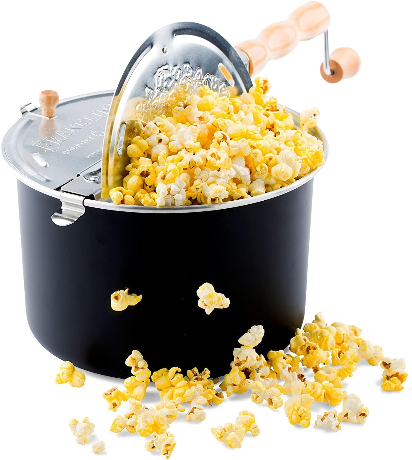 Franklin's Gourmet Popcorn Popper - 6 Quart Stovetop Maker
